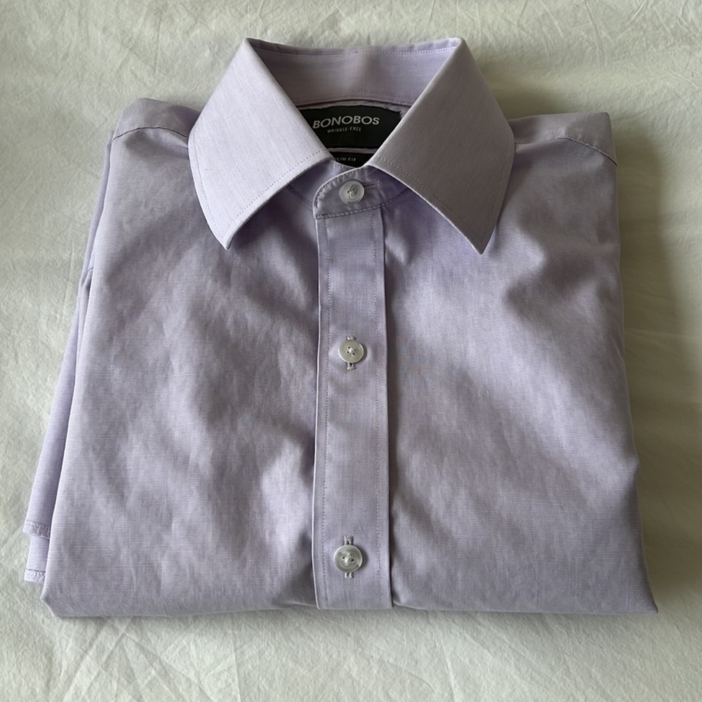 Bonobos Daily Grind Purple Dress Shirt